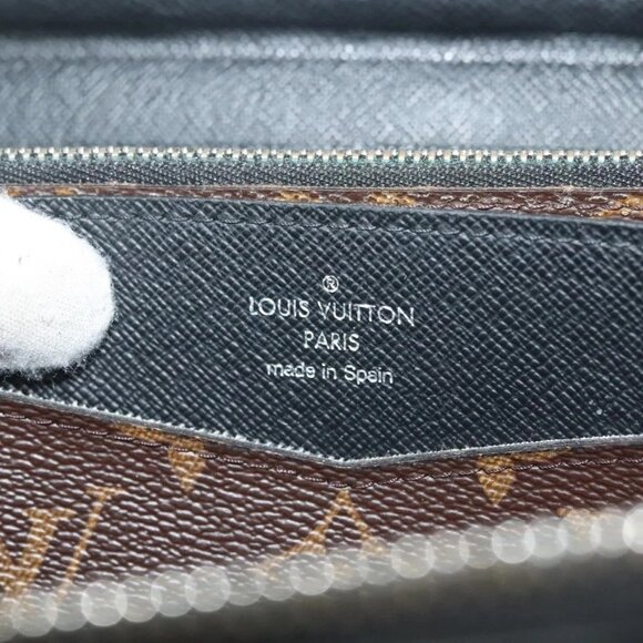 LOUIS VUITTON Monogram Macassar Zippy XL Long Wallet M61506 LV Auth 140217 - Picture 11 of 16